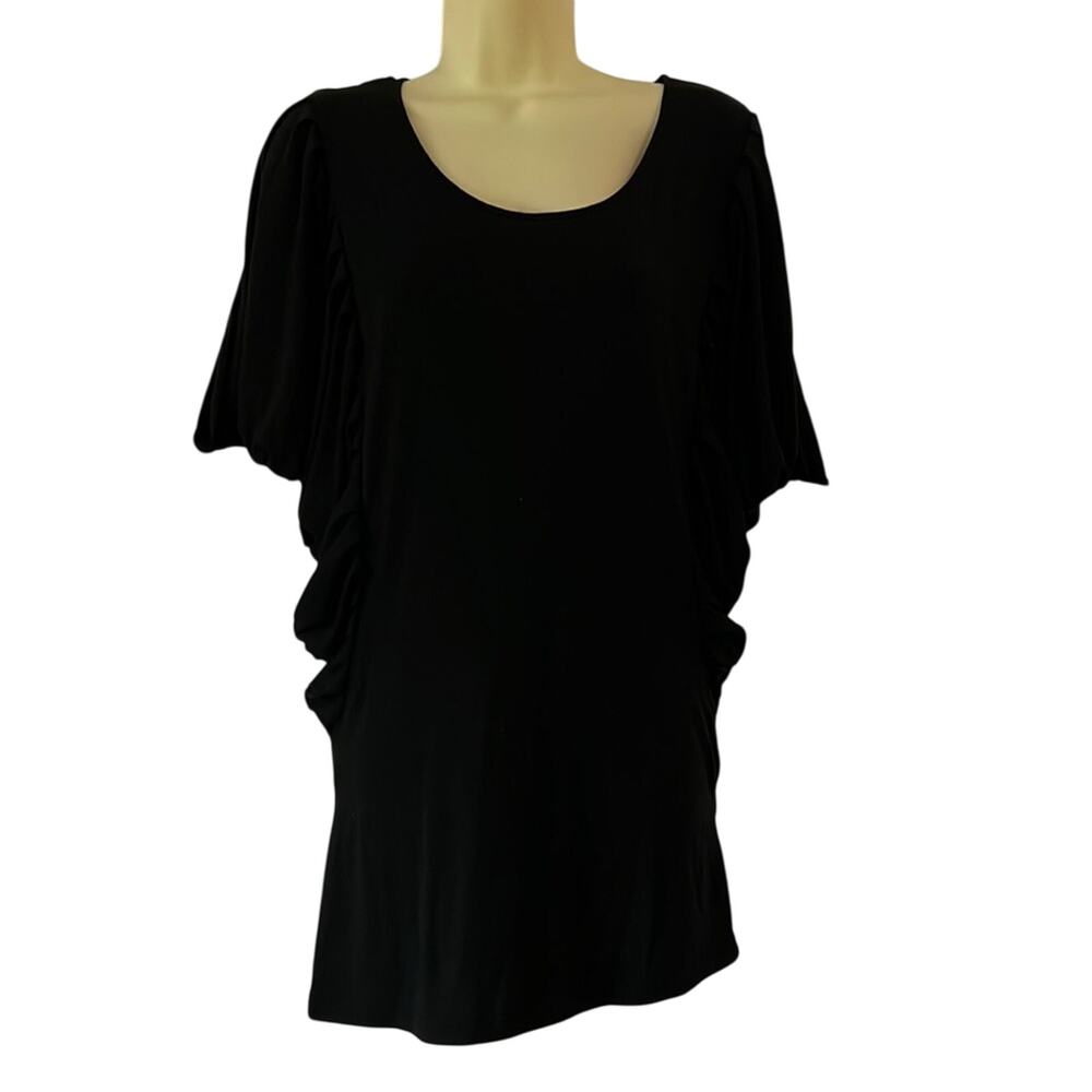 Secrets of Mine by Rogi Black Knit Tunic Mini Dress Woman Size XS Mini
